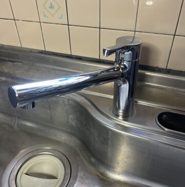 群馬県邑楽郡大泉町キッチンの下から水漏れ工事後写真