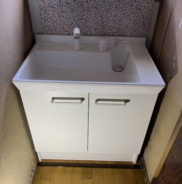 群馬県太田市にて洗面台蛇口の水漏れ修理工事後写真