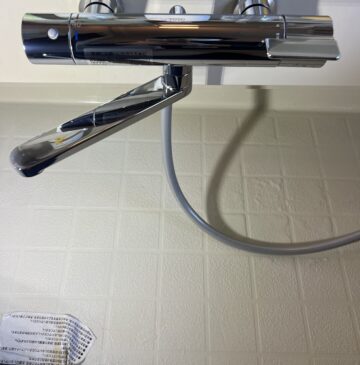 群馬県邑楽郡邑楽町にて浴室蛇口水漏れ修理工事後写真