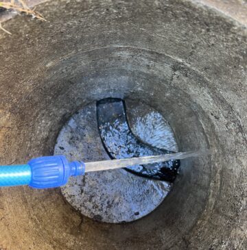 埼玉県東松山市にて浴室排水つまり修理工事後写真