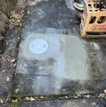 群馬県桐生市にて給水管水漏れ修理工事後写真