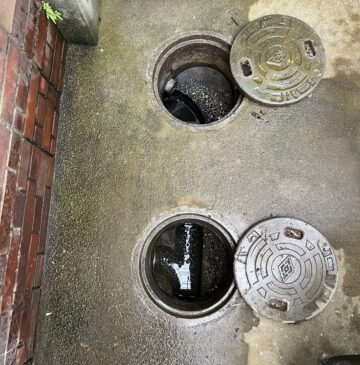 千葉県柏市にて下水つまり修理工事後写真