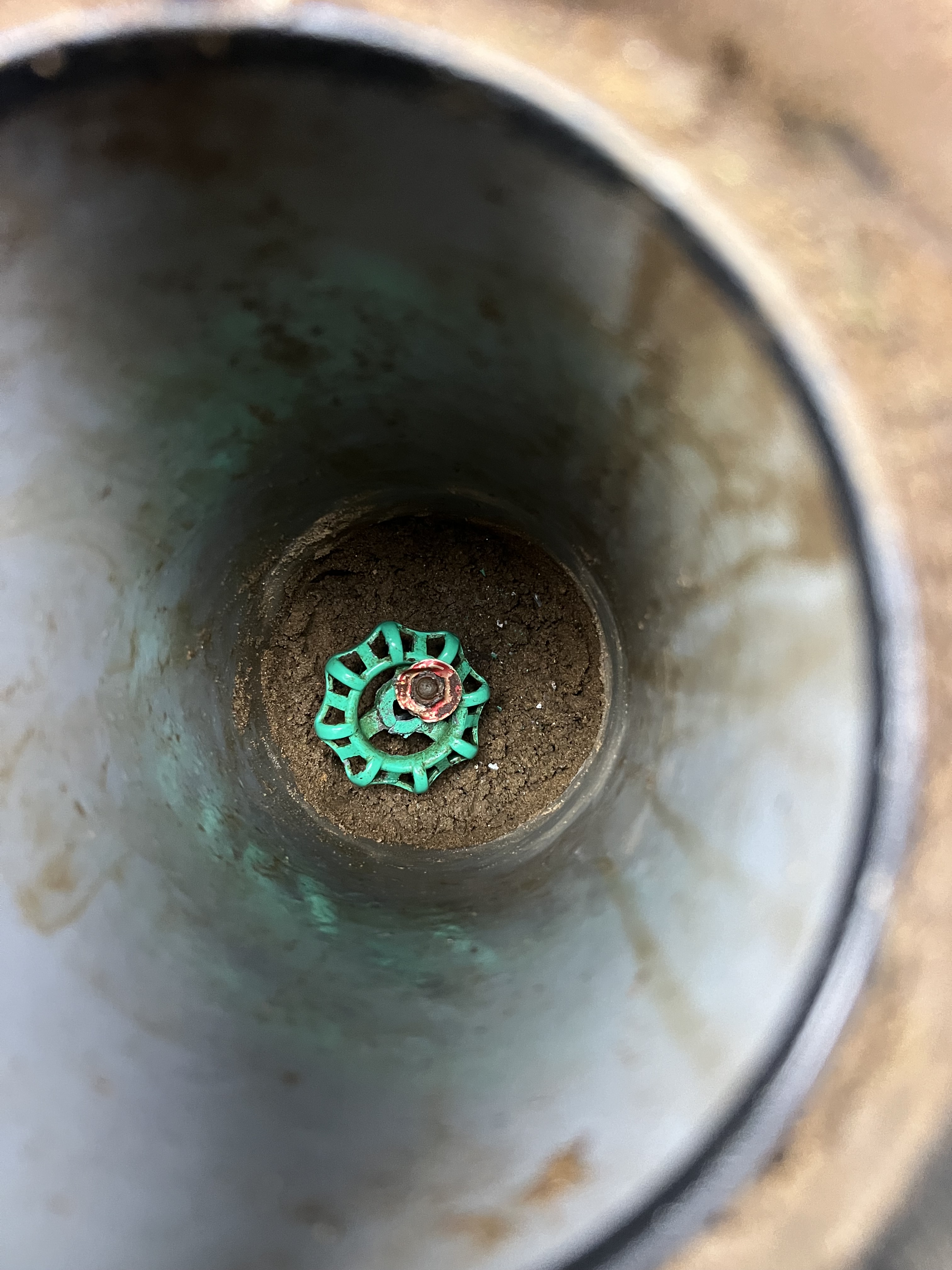 茨城県龍ケ崎市にて給水バルブの修理工事前写真