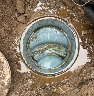 茨城県牛久市にて下水つまり修理工事後写真